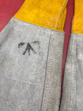Load image into Gallery viewer, British Army Pair of Welding Gloves. WD Marked in Used Condition - The Militaria Shop
