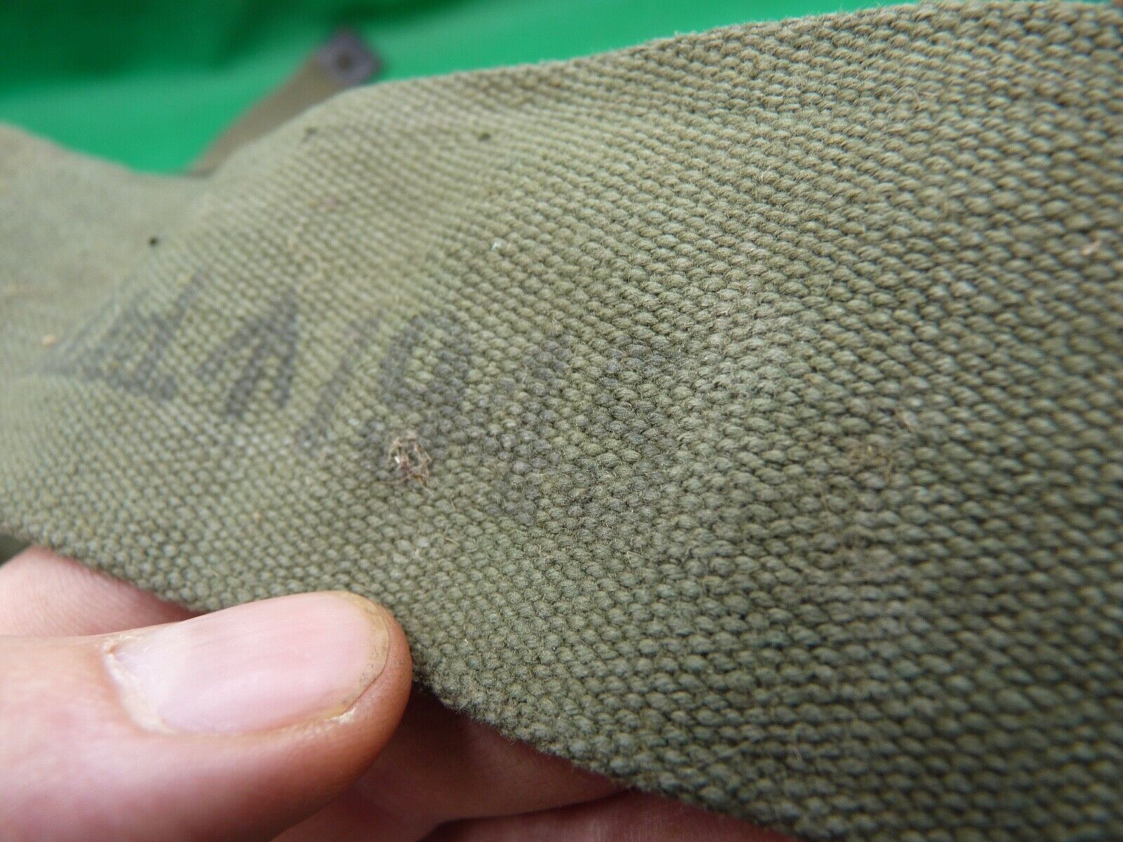 Original WW2 British Army 44 Pattern Equipment Strap - 1945 Dated - The Militaria Shop
