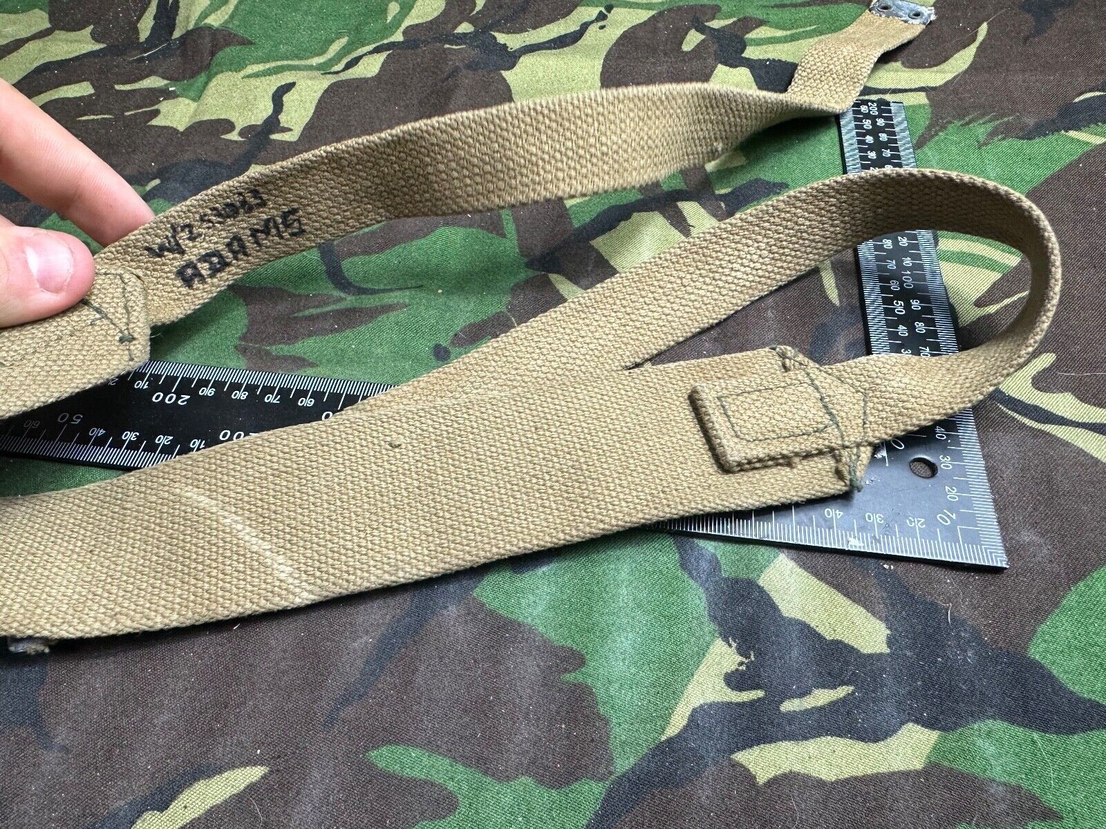 Original WW2 British Army 37 Pattern Shoulder Strap - Normal - Wartime Dated - The Militaria Shop