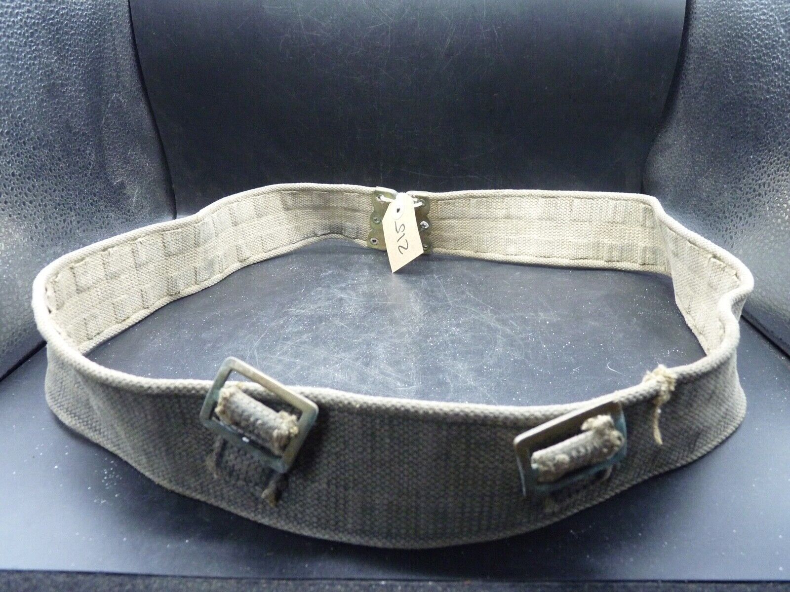 Original British Army / RAF Webbing Belt - WW2 37 Pattern - 40 Inch Waist Max - The Militaria Shop