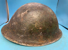 WW2 Mk3 High Rivet Turtle - British / Canadian Army Helmet - Good Original - The Militaria Shop