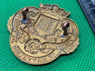 WW1 British Army Lancashire Volunteers - North East Lancashire Wigan Cap Badge - The Militaria Shop