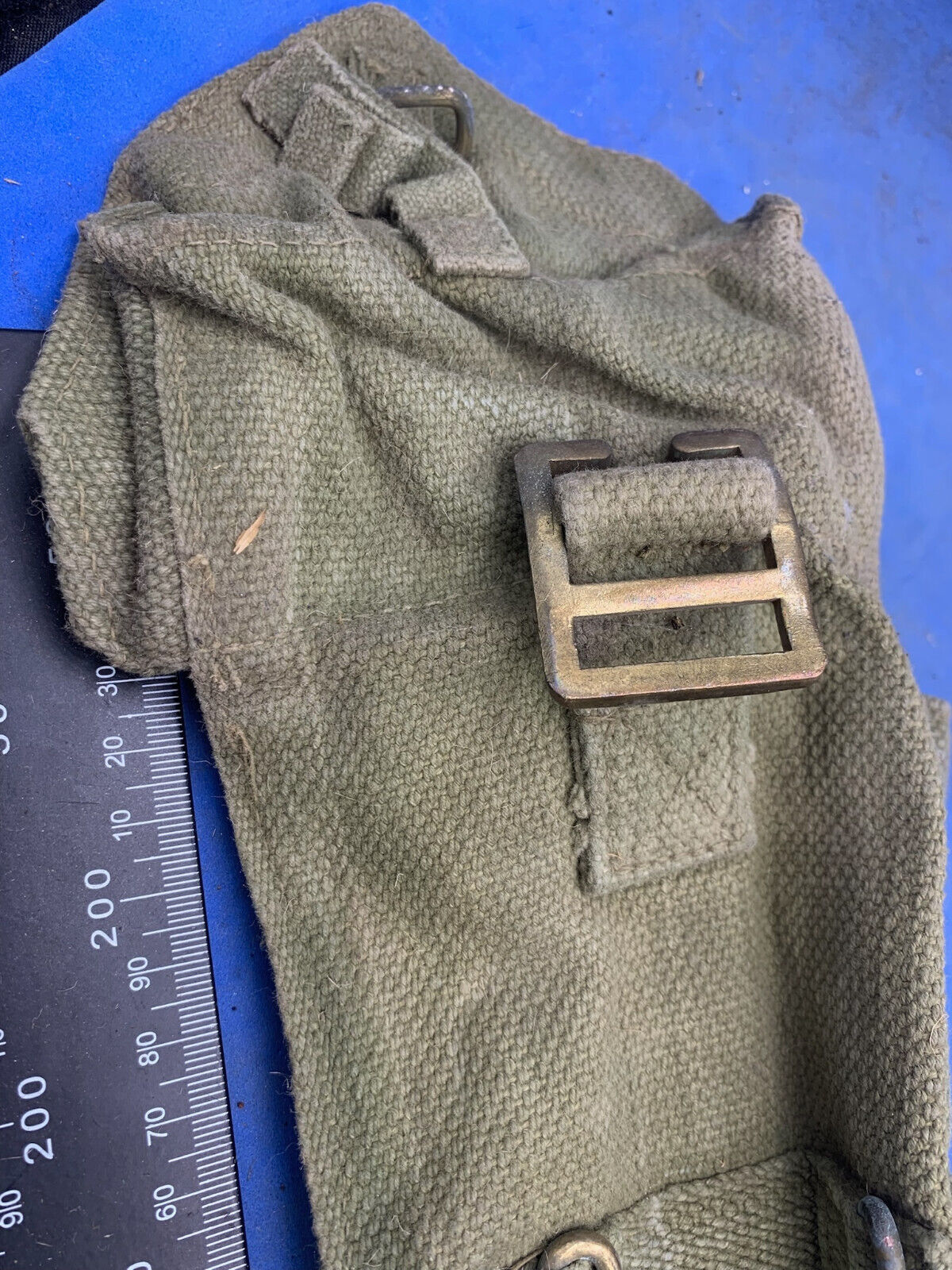 Original British Army 37 Pattern Webbing Bren Pouch WW2 Pattern - The Militaria Shop