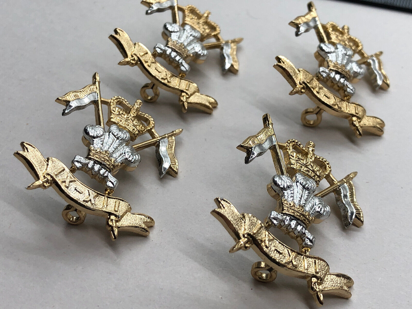 Genuine British Army Cap Badge - 9th/12th Royal Lancers - The Militaria Shop