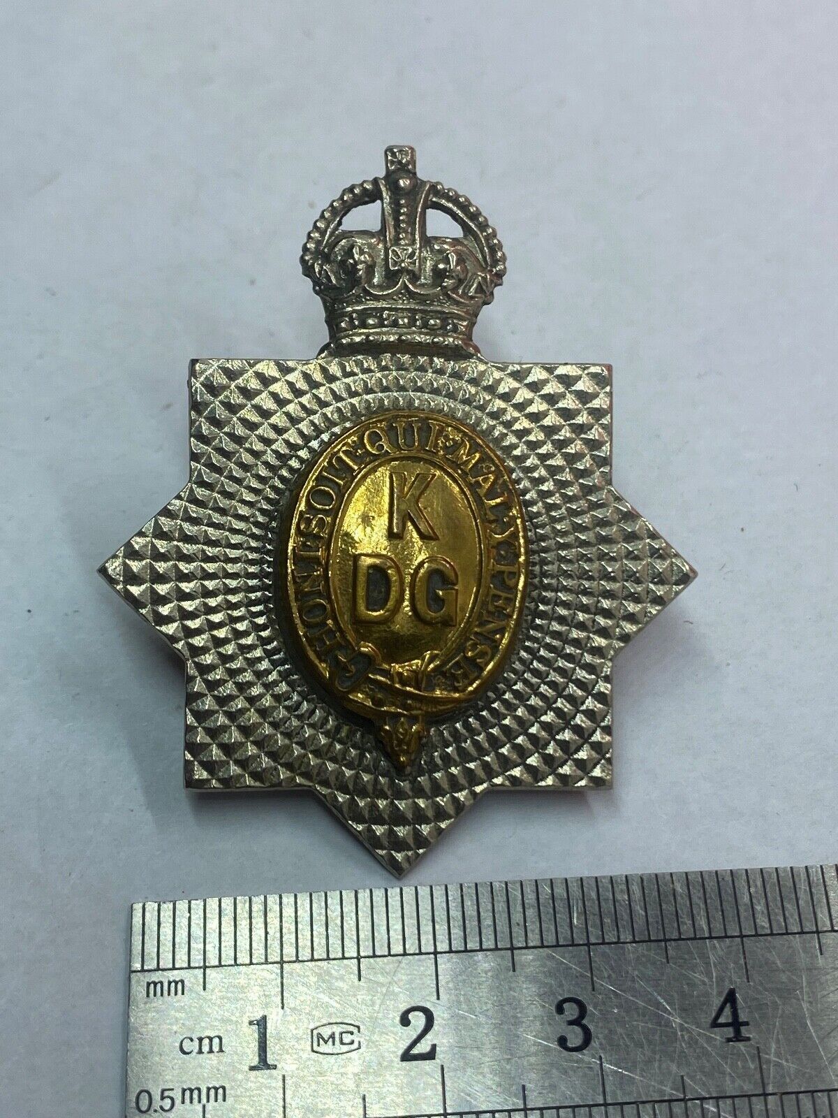 British Army - King's Dragoon Guards Regiment Cap Badge - The Militaria Shop