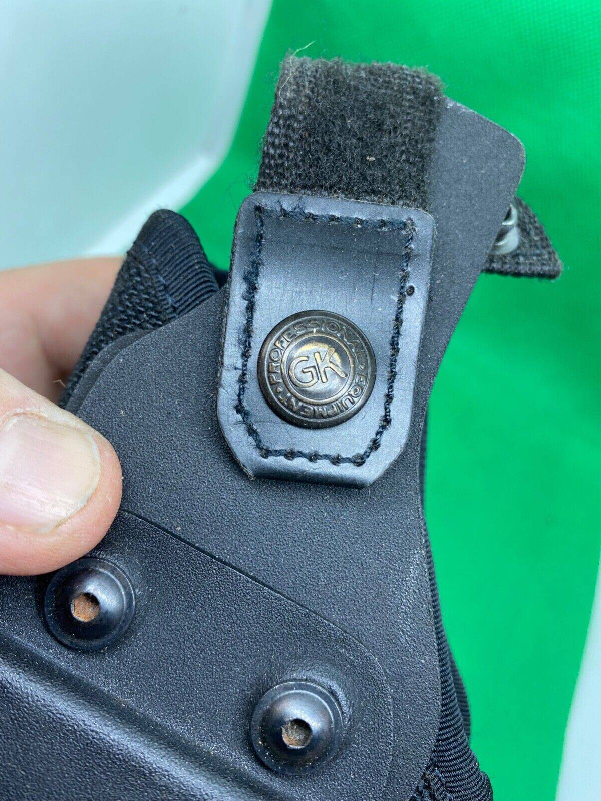 Black Fabric Tactical Belt Mounted GK PRO Pistol Holster - Ideal for Airsoft - The Militaria Shop