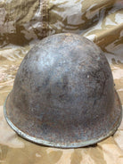 WW2 Mk3 High Rivet Turtle - British / Canadian Army Helmet - Nice Original - The Militaria Shop