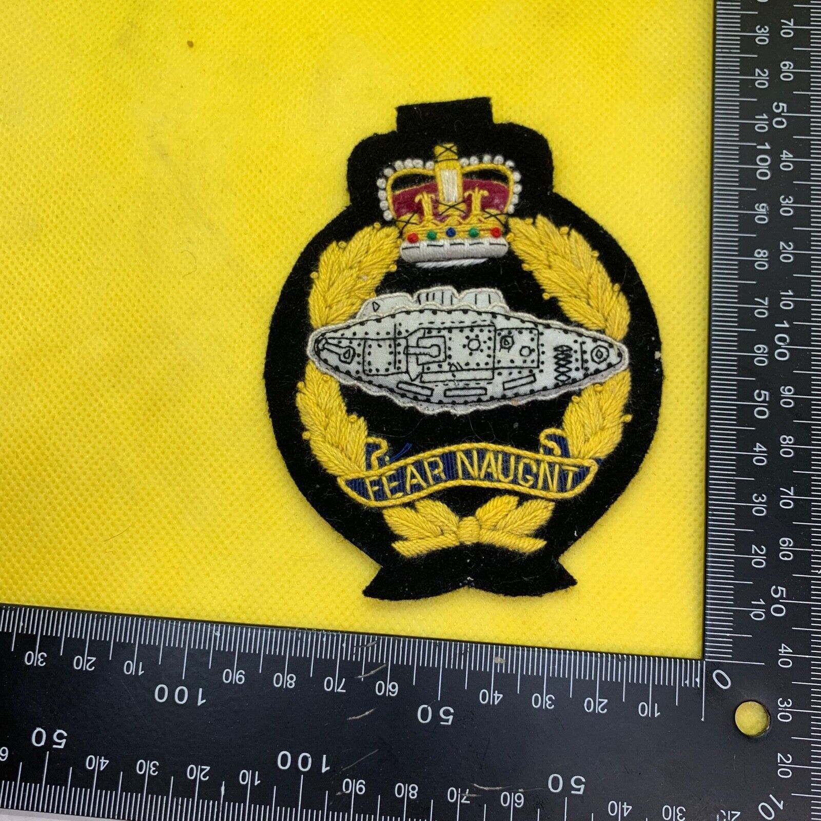 British Army Royal Tank Regiment RTR Embroidered Blazer Badge - The Militaria Shop