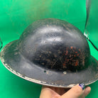 Original WW2 South African Army Mk2 Brodie Helmet - British Style Combat Helmet - The Militaria Shop
