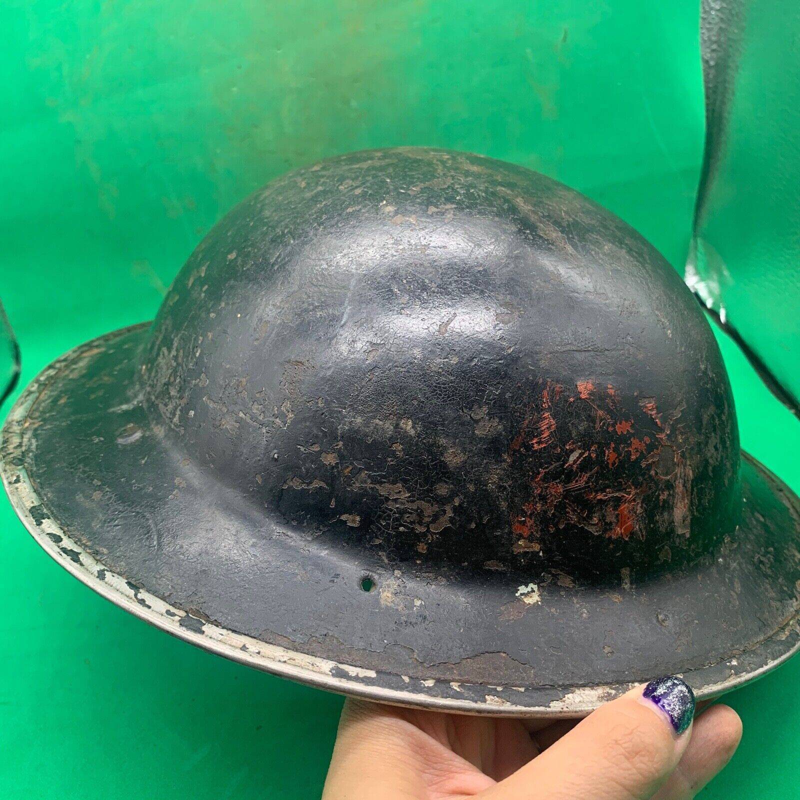 Original WW2 South African Army Mk2 Brodie Helmet - British Style Combat Helmet - The Militaria Shop