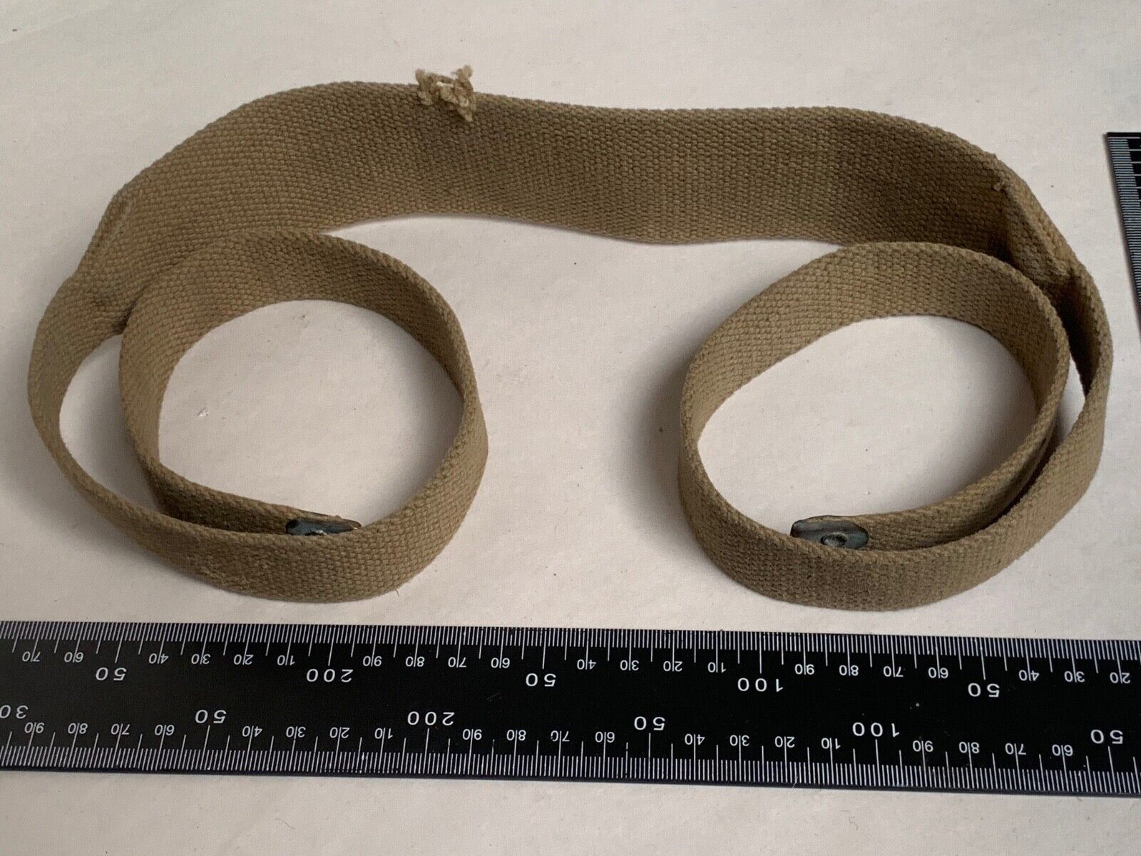 Original WW2 British Army 37 Pattern Shoulder Strap - NORMAL - M.W&S 1942 - The Militaria Shop