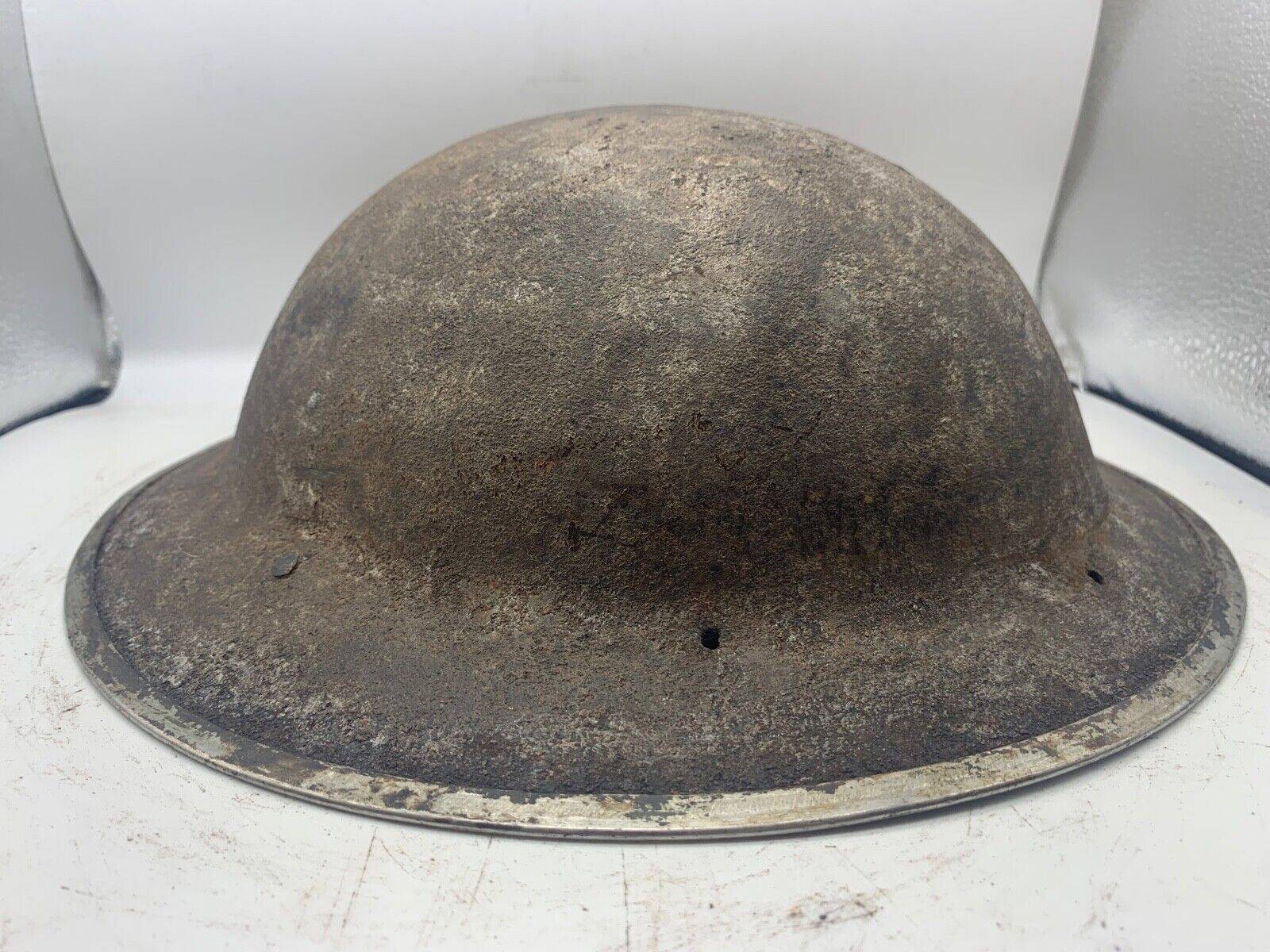 Original WW2 South African Army Mk2 Brodie Helmet - British Style Combat Helmet - The Militaria Shop