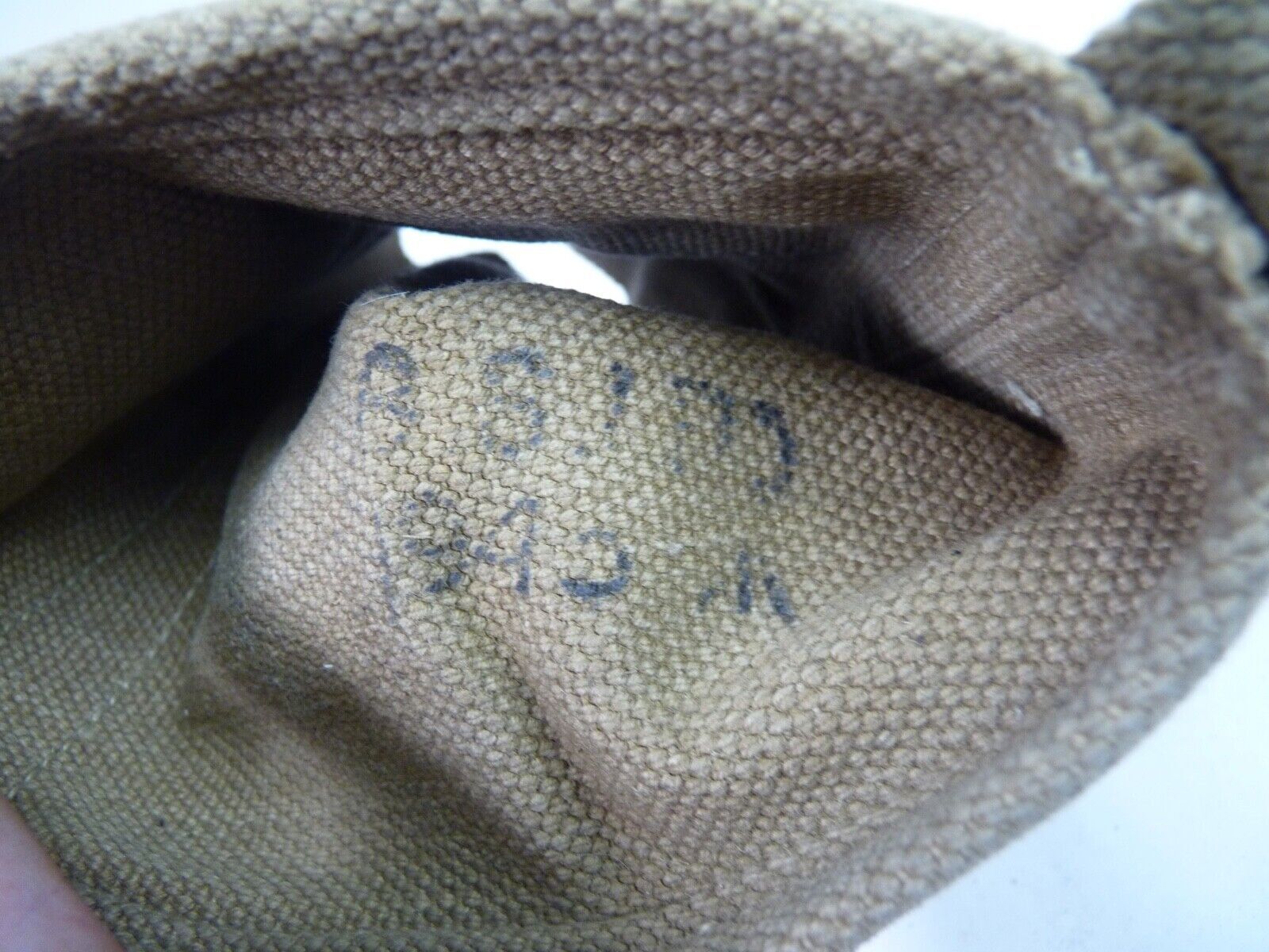 Original WW2 British Army Soldiers Water Bottle Carrier Harness - Dated 1945 - The Militaria Shop