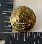 Victorian crown gilt The Queen's Royal Regiment tunic button - 24mm. - The Militaria Shop