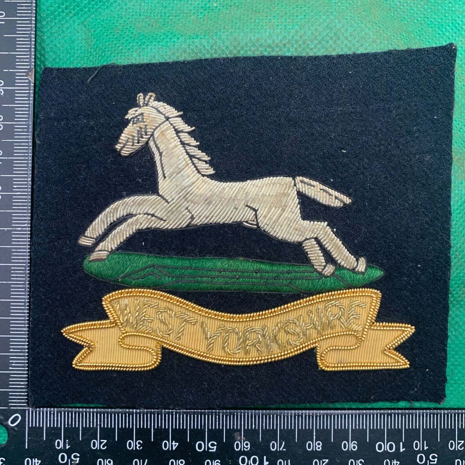 British Army Bullion Embroidered Blazer Badge - West Yorkshire - The Militaria Shop