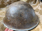 WW2 Mk3 High Rivet Turtle - British / Canadian Army Helmet - Nice Original - The Militaria Shop