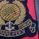 British Army Bullion Embroidered Blazer Badge - Royal Marines - Kings Crown - The Militaria Shop