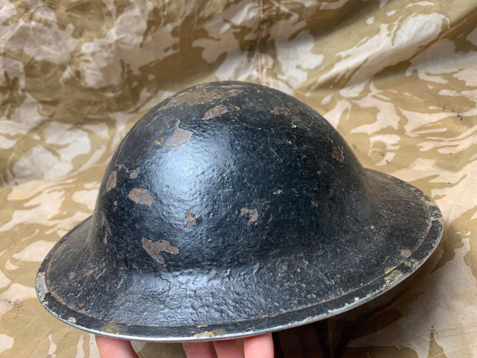 Original WW2 South African Army Mk2 Brodie Helmet - British Style Combat Helmet - The Militaria Shop