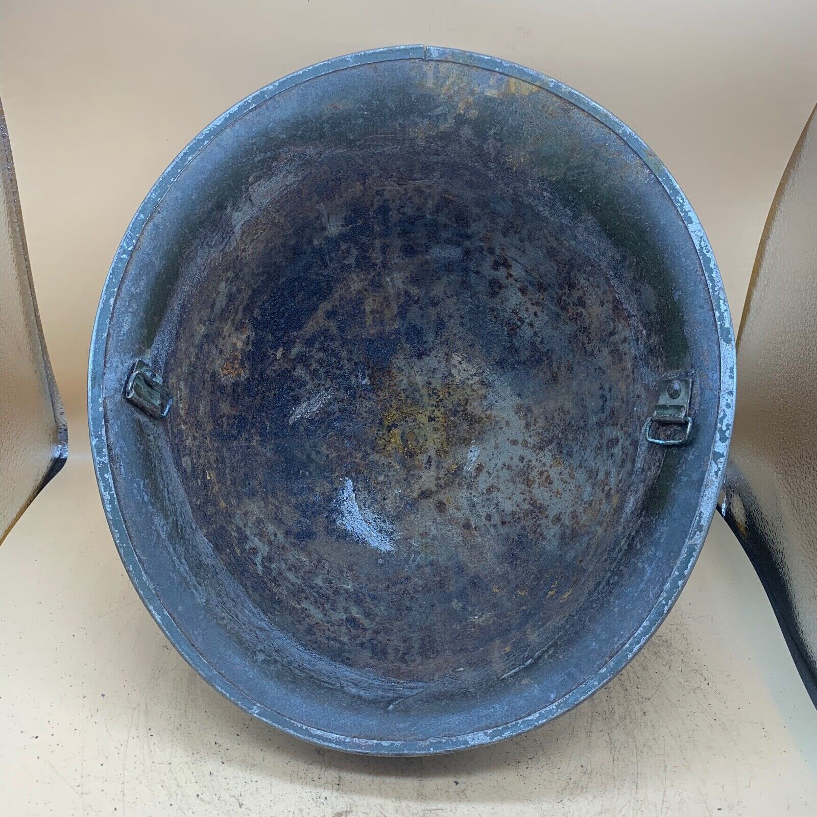 Original WW2 Onwards (1945-1952) British Army Mk4 Turtle Helmet - The Militaria Shop
