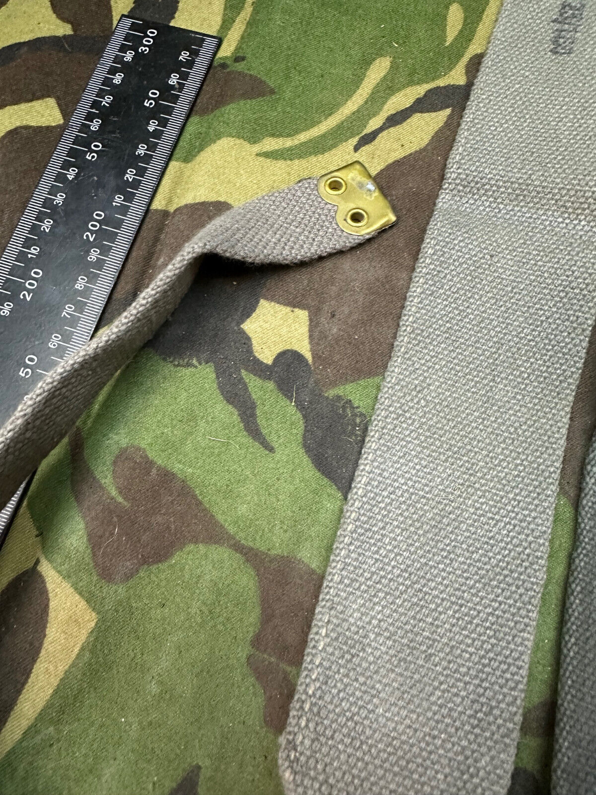 Original British Royal Air Force RAF Blue L Strap Pair - WW2 37 Pattern - The Militaria Shop