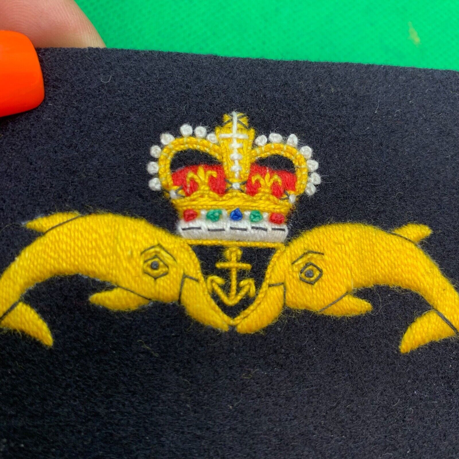 British Royal Navy Submariners Embroidered Blazer Badge - The Militaria Shop