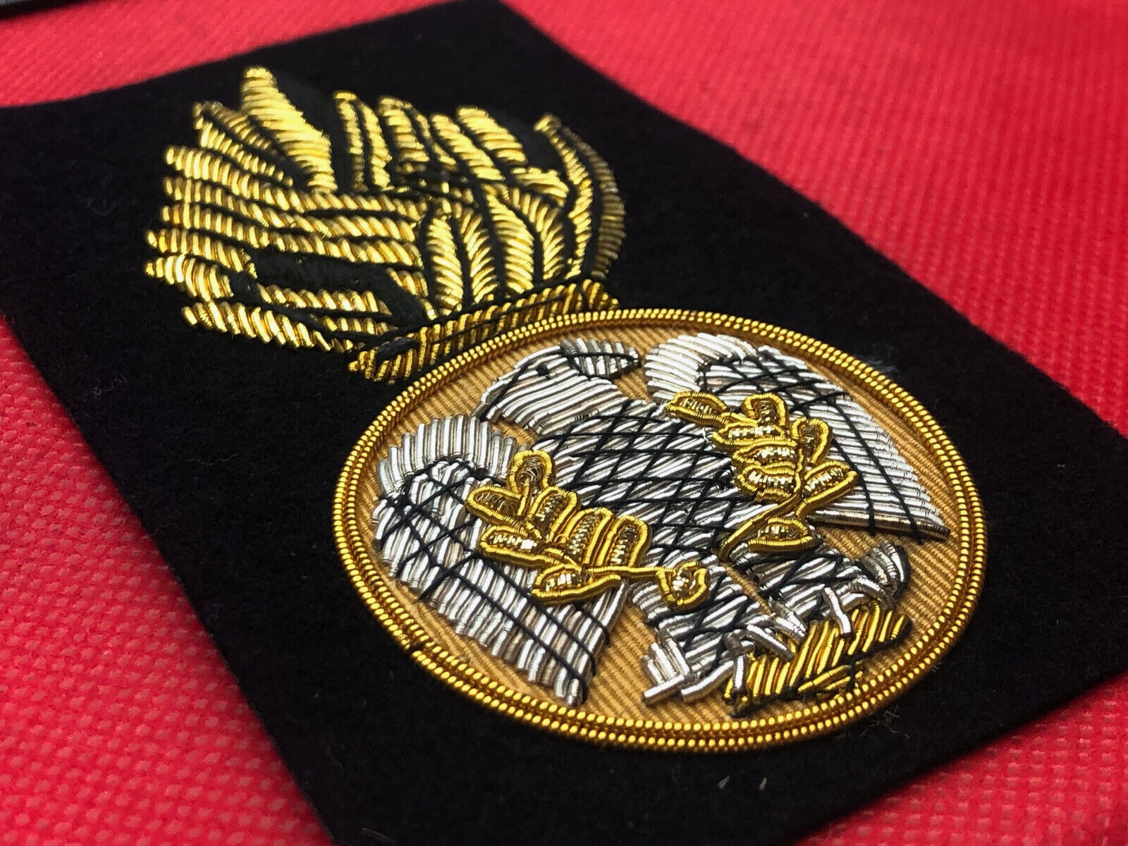 British Army Bullion Embroidered Blazer Badge - Royal Irish Fusiliers - The Militaria Shop