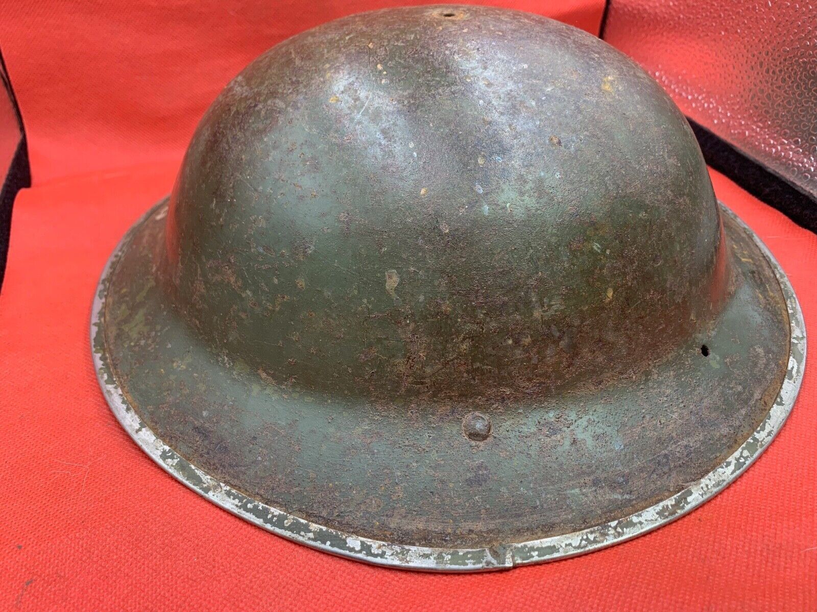 British Army Mk2 Brodie Helmet - Original WW2 - South African Manufactured - The Militaria Shop