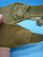 Original WW2 British Army 37 Pattern Canvass Shoulder Strap / Cross Strap - The Militaria Shop