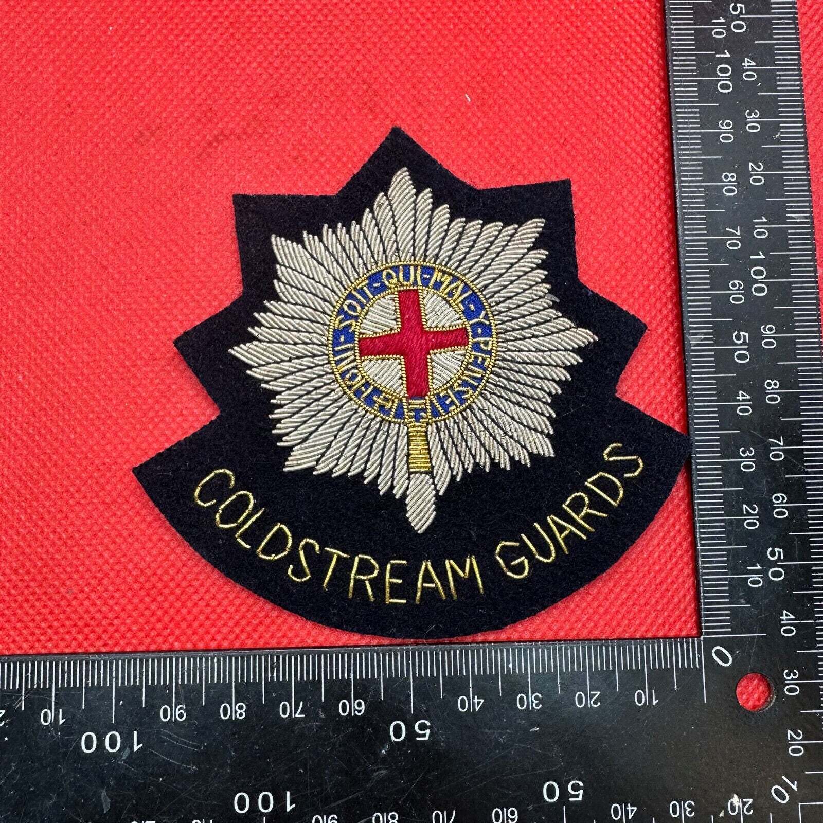 British Army Bullion Embroidered Blazer Badge - Coldstream Guards - The Militaria Shop