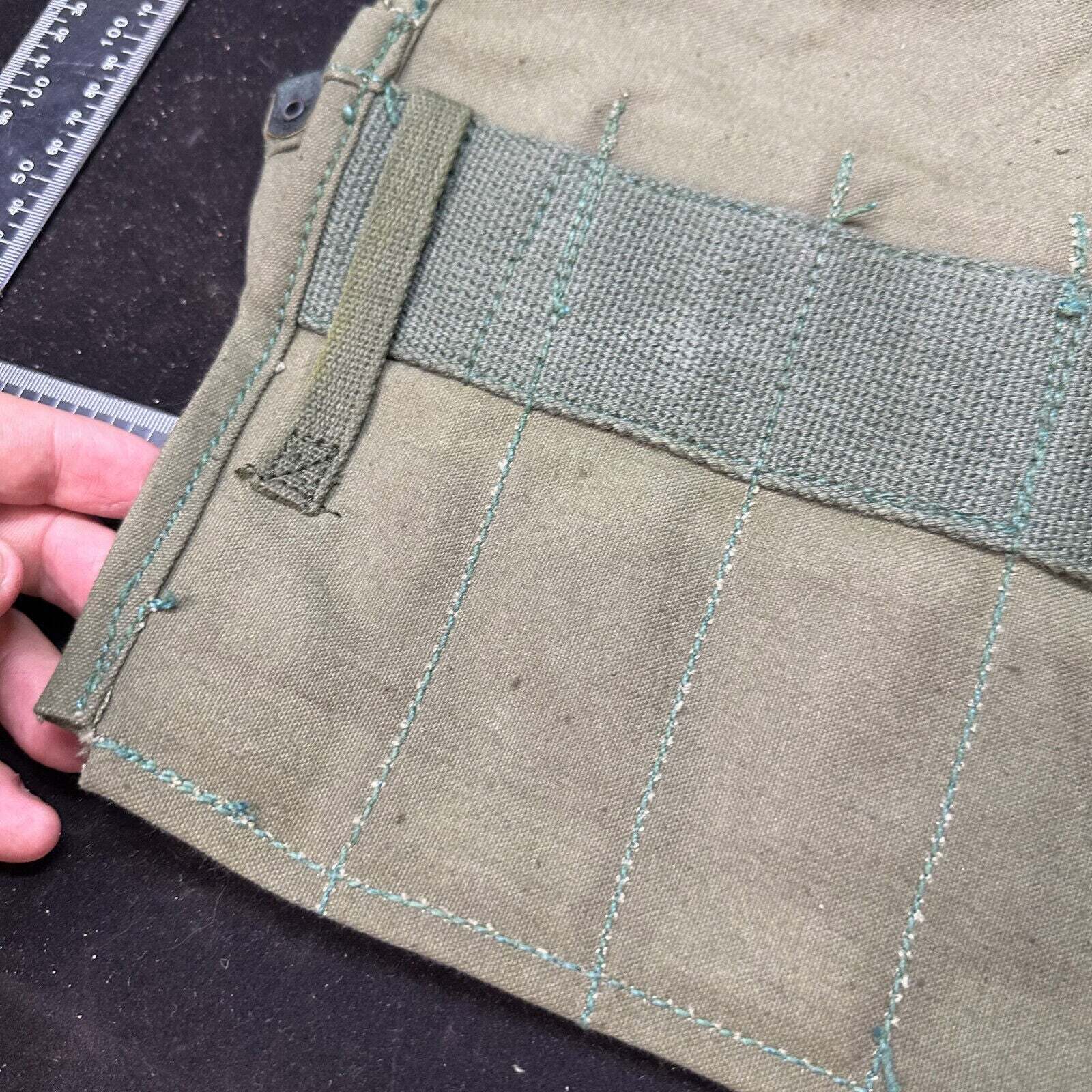 Original Australian Vietnam Era F1 Sterling SMG Mag Pouch New Old Stock Unissued - The Militaria Shop