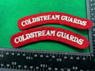 Coldstream Guards British Army Shoulder Titles Pair - WW2 Onwards Pattern - The Militaria Shop