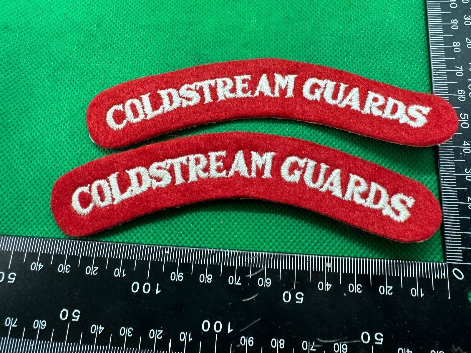 Coldstream Guards British Army Shoulder Titles Pair - WW2 Onwards Pattern - The Militaria Shop