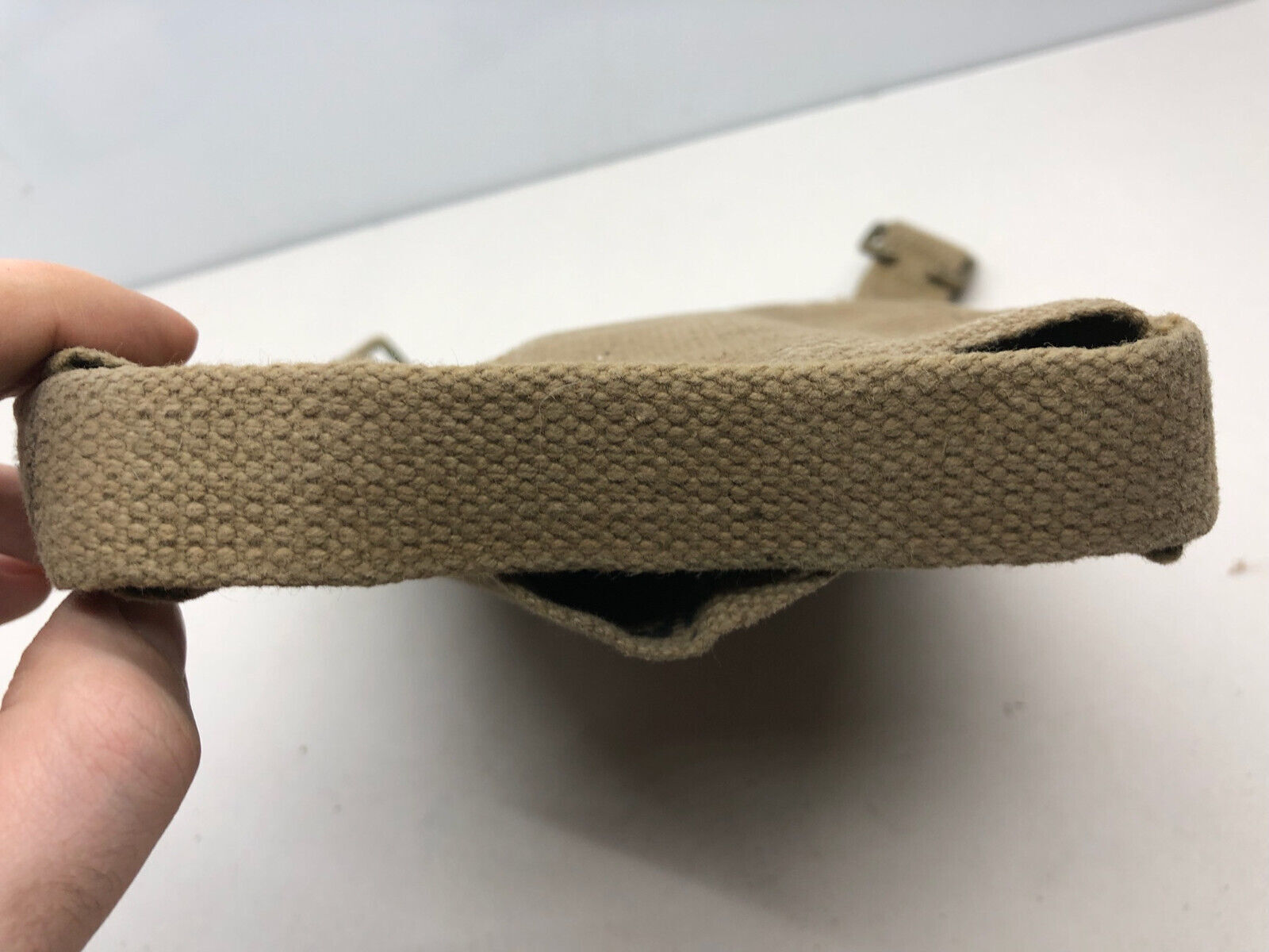 WW2 British Army 37 Pattern Webbing Water Bottle Carrier Harness - 1943 Dated - The Militaria Shop