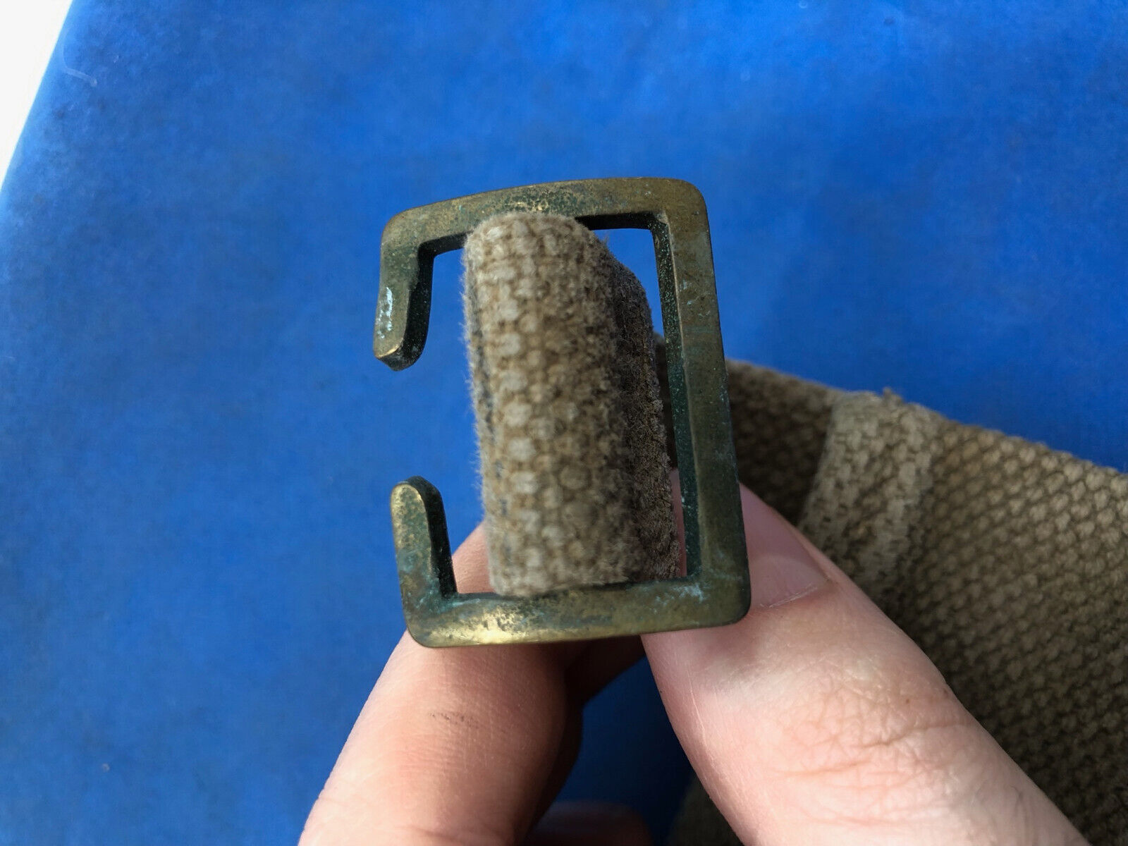 WW2 British Army 37 Pattern Webbing Water Bottle Carrier Harness - 1944 Dated - The Militaria Shop