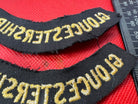 Original WW2 British Home Front Civil Defence Gloucestershire Shoulder Titles - The Militaria Shop