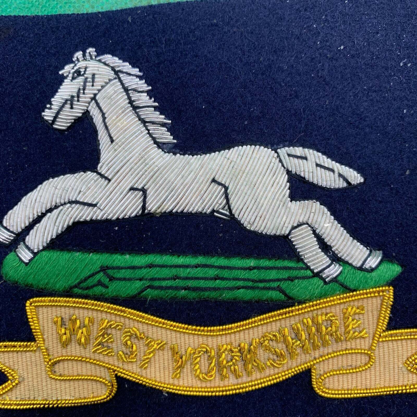 British Army Bullion Embroidered Blazer Badge - West Yorkshire - The Militaria Shop