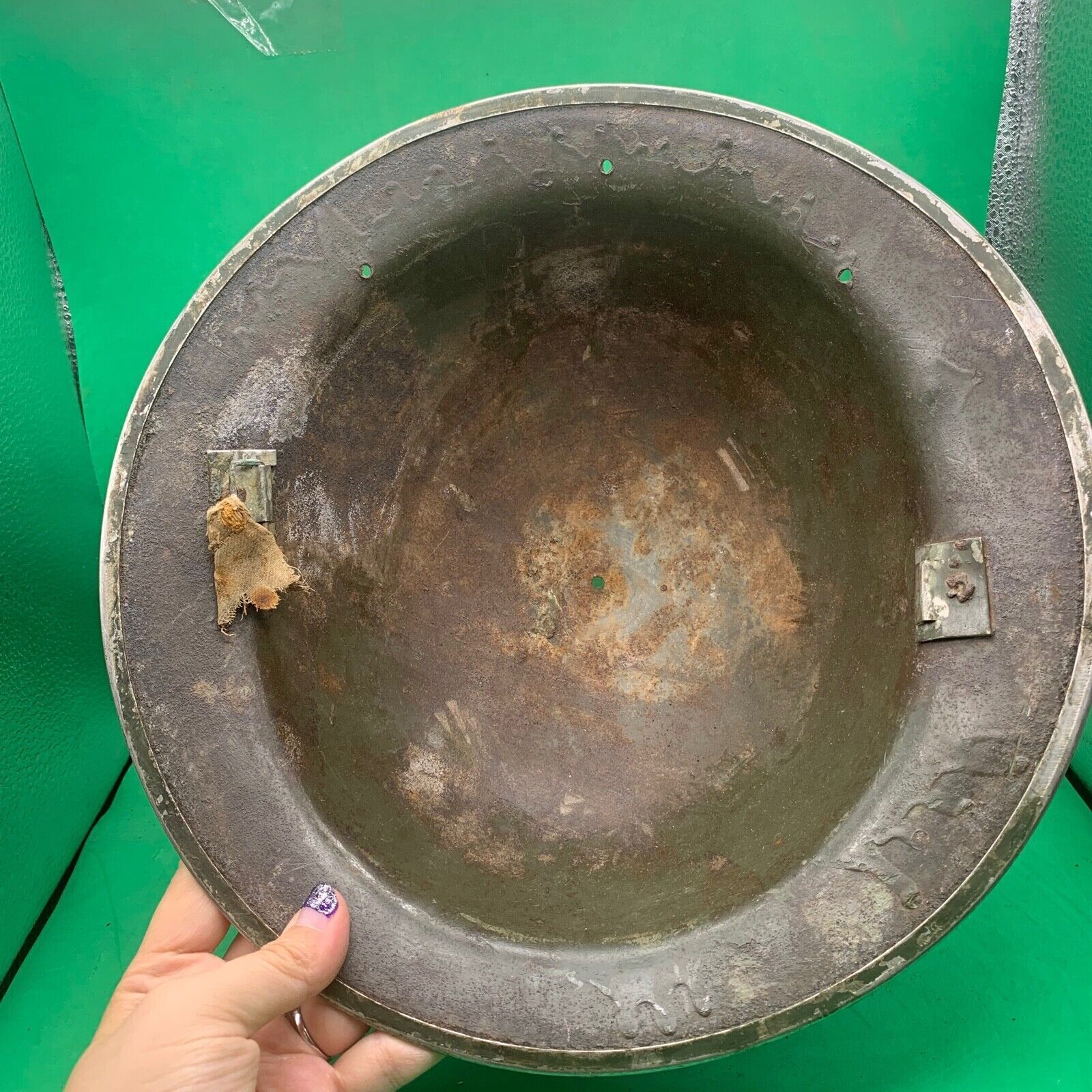 Original WW2 South African Army Mk2 Brodie Helmet - British Style Combat Helmet - The Militaria Shop