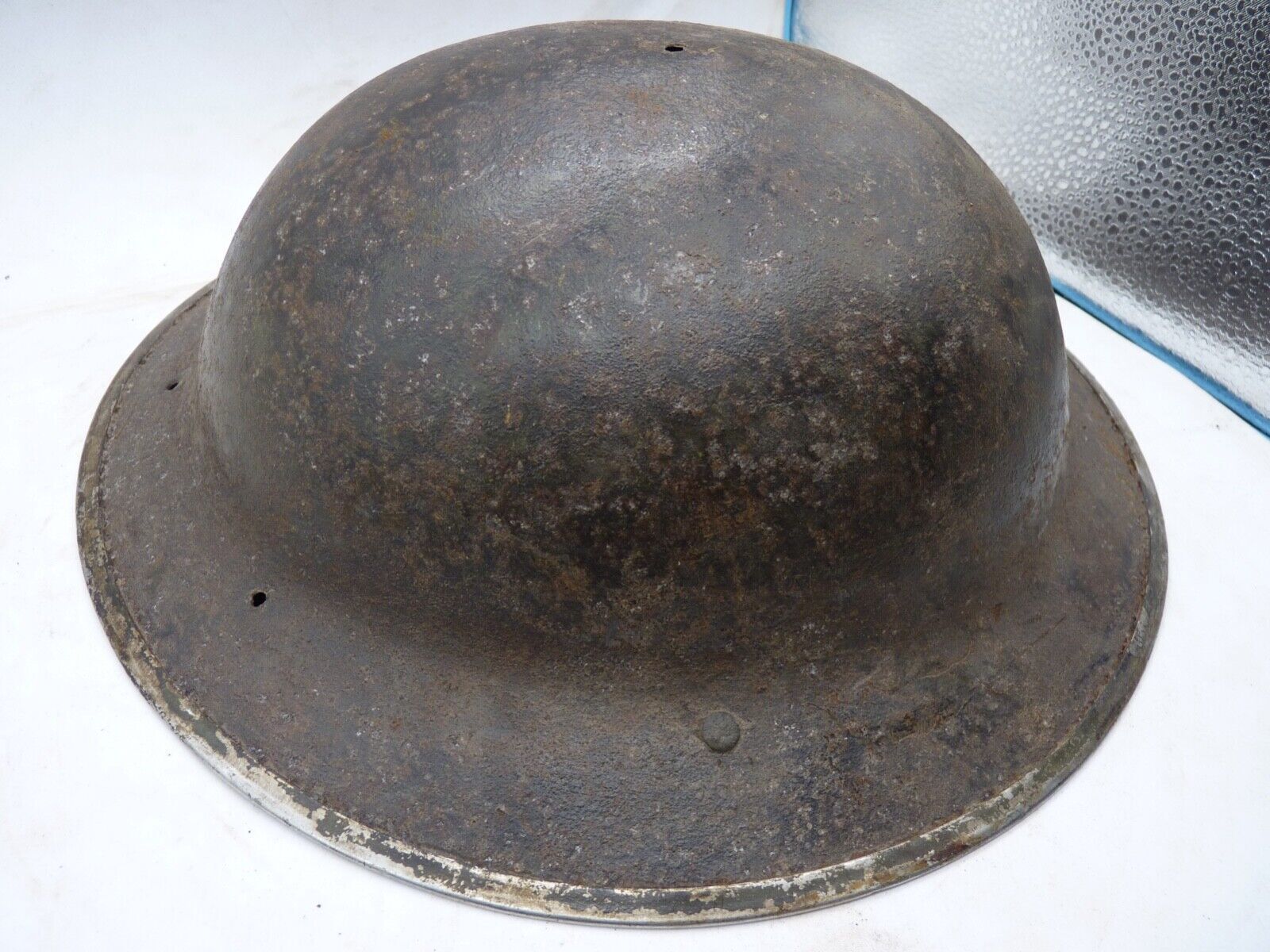 Original WW2 British Style South African Mk2 Army Combat Helmet - The Militaria Shop