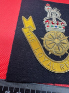 British Army Bullion Embroidered Blazer Badge - The Loyal Regiment - Kings Crown - The Militaria Shop