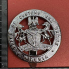 Nigeria Nigerian Board of Customs and Excise Cap Badge - The Militaria Shop