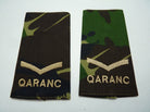QARANC Jungle DPM Rank Slides / Epaulette Pair Genuine British Army - NEW - The Militaria Shop