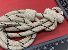 German Army Officer's Black and Silver Braid Lanyard / Aguillette. - The Militaria Shop