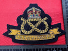 British Army Bullion Embroidered Blazer Badge - South Staffordshire -Kings Crown - The Militaria Shop