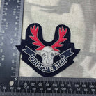 British Army Bullion Embroidered Blazer Badge - Seaforth Highlanders Regiment - The Militaria Shop