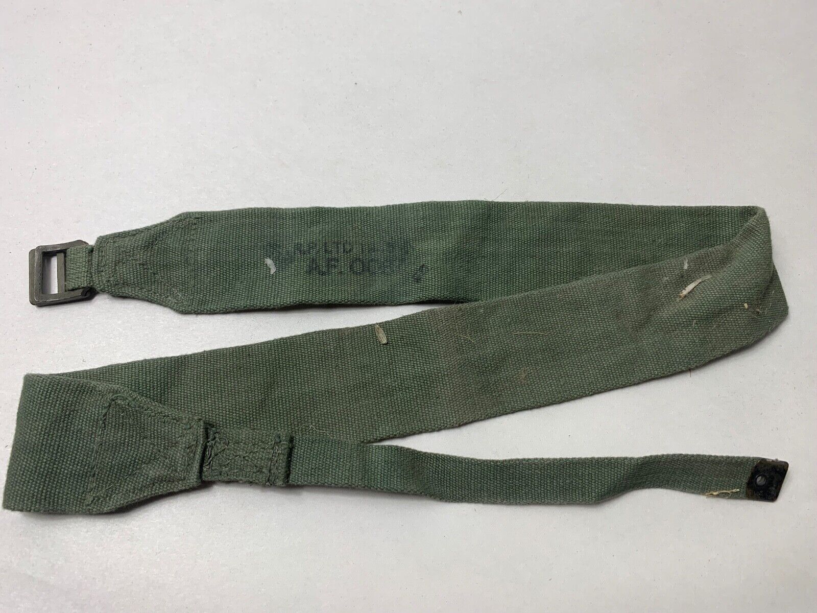 Original WW2 British Army 44 Pattern Equipment Strap - 1945 Dated - The Militaria Shop