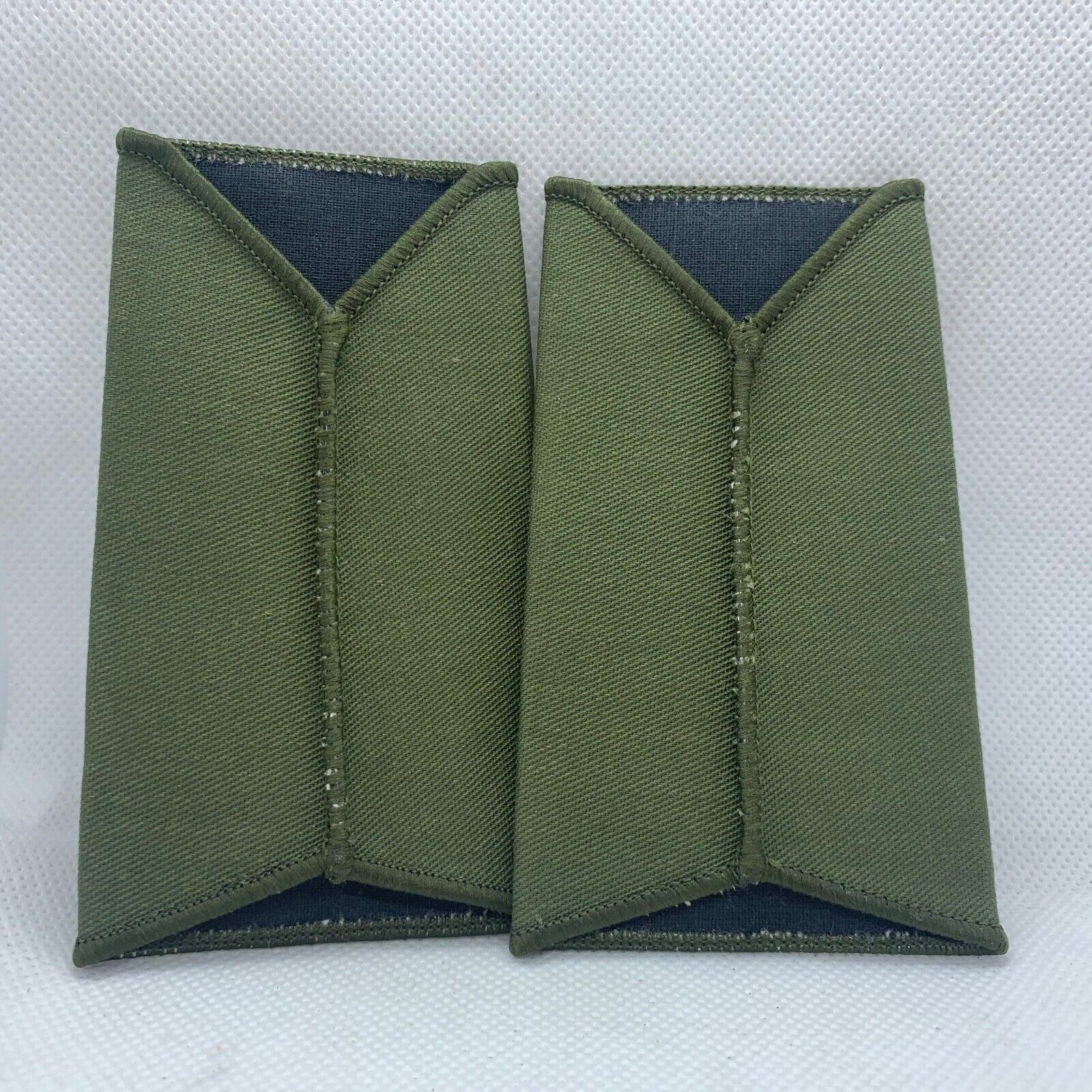 Rifles ACF OD Green Rank Slides / Epaulette Pair Genuine British Army - NEW - The Militaria Shop