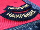 Original WW2 British Home Front Civil Defence Hampshire Shoulder Titles - The Militaria Shop