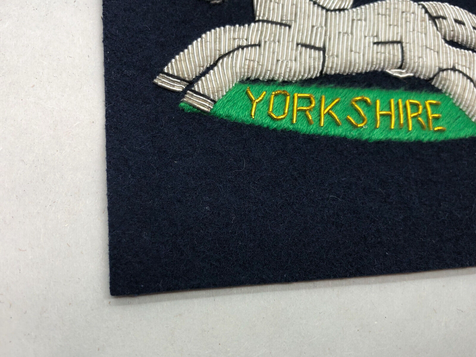 British Army Bullion Embroidered Blazer Badge - Yorkshire Regiment - The Militaria Shop