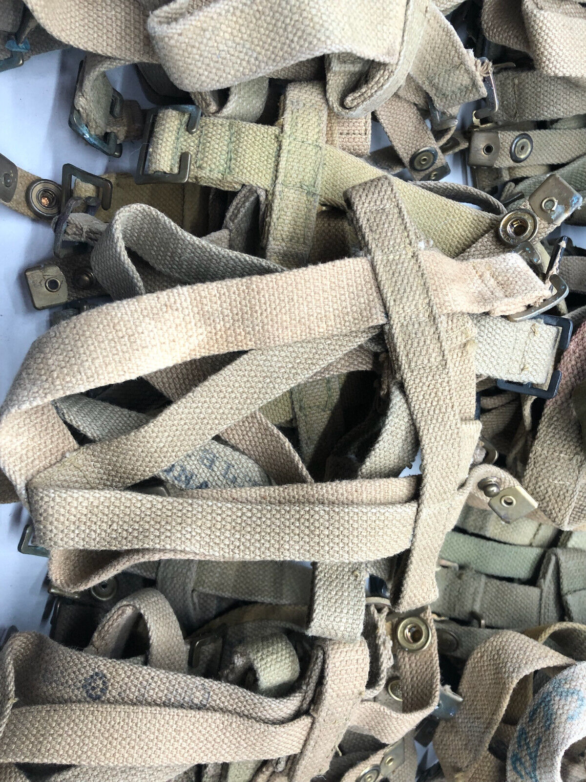 Original WW2 37 Pattern British Army Water Bottle Carrier Harness - The Militaria Shop