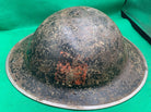 British Army Mk2 Brodie Helmet - Original WW2 - South African Manufactured - The Militaria Shop